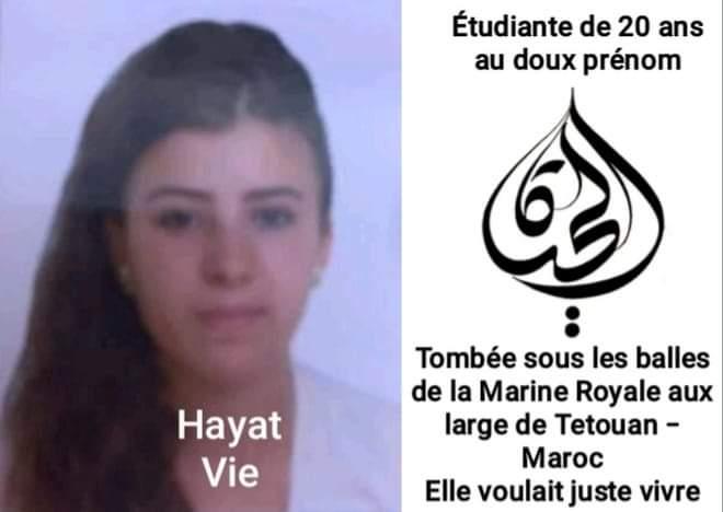 Aujourd'hui c'est l'anniversaire de l'assassinat de l'étudiante Hayat Belkacem qui tentait de sauver sa vie et celle de...