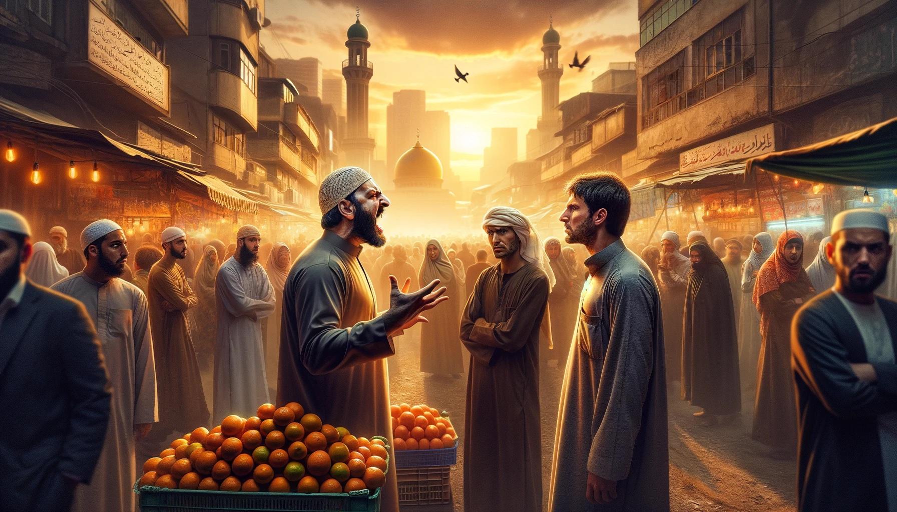 Il est presque seize heures, le quartier populaire de la cité est plein à craquer et sous haute\
tension, juste avant l’...